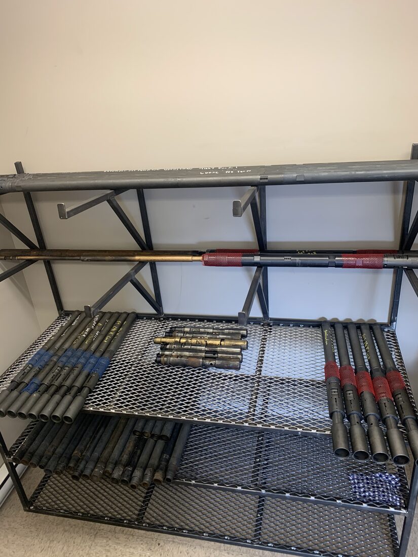 Bullet Wireline unit and service rig in the field